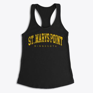 St. Marys Point Minnesota Urban Vibe Women's Racerback Tank