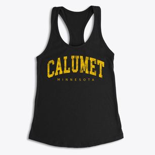 Calumet Minnesota Urban Vibe Women's Racerback Tank