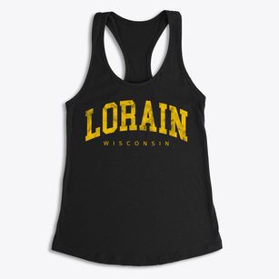 Lorain Wisconsin Urban Vibe Women's Racerback Tank