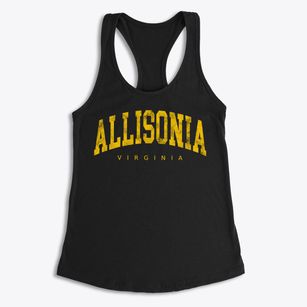 Allisonia Virginia Urban Vibe Women's Racerback Tank