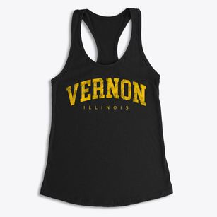 Vernon Illinois Urban Vibe Women's Racerback Tank
