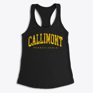 Callimont Pennsylvania Urban Vibe Women's Racerback Tank
