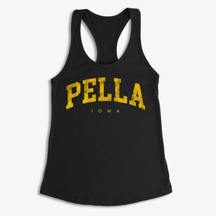 Pella Iowa Urban Vibe Women's Racerback Tank