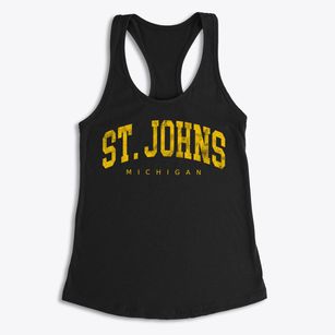 St. Johns Michigan Urban Vibe Women's Racerback Tank