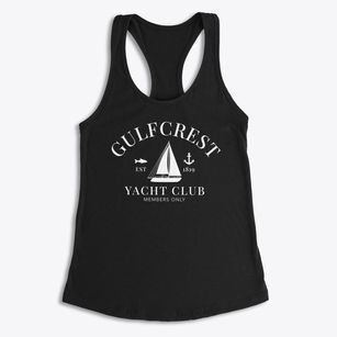 Gulfcrest Alabama Yacht Club Women's Racerback Tank