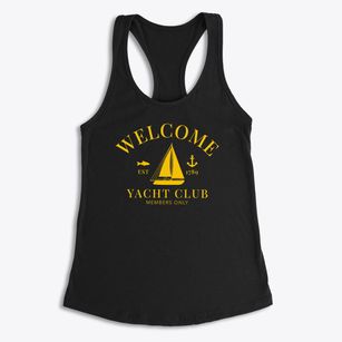 Welcome North Carolina Yacht Club Women's Racerback Tank
