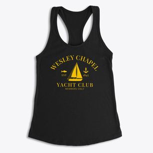 Wesley Chapel Florida Yacht Club Women's Racerback Tank
