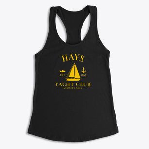 Hays Kansas Yacht Club Women's Racerback Tank