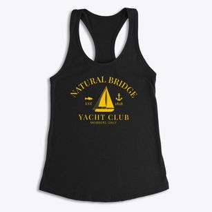 Natural Bridge New York Yacht Club Women's Racerback Tank