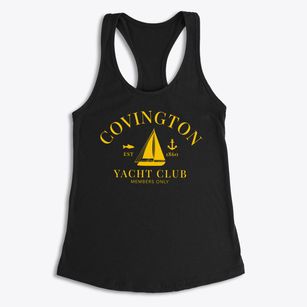 Covington Texas Yacht Club Women's Racerback Tank
