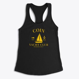 Coin Iowa Yacht Club Women's Racerback Tank
