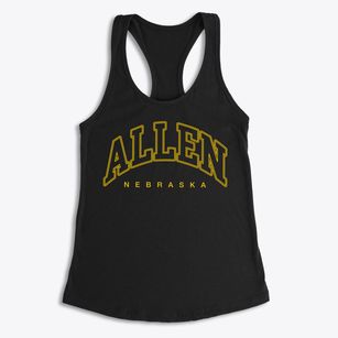 Allen Nebraska Inline Women's Racerback Tank