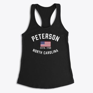 Peterson North Carolina Patriot Women's Racerback Tank