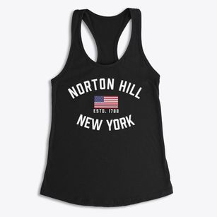 Norton Hill New York Patriot Women's Racerback Tank