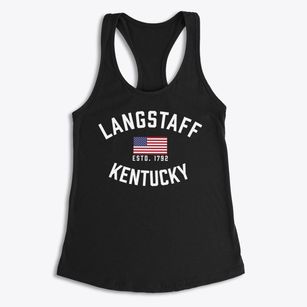 Langstaff Kentucky Patriot Women's Racerback Tank