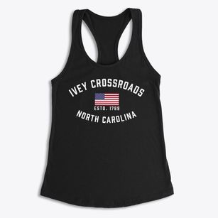 Ivey Crossroads North Carolina Patriot Women's Racerback Tank