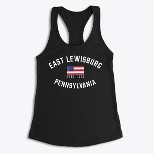 East Lewisburg Pennsylvania Patriot Women's Racerback Tank
