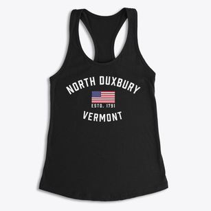 North Duxbury Vermont Patriot Women's Racerback Tank