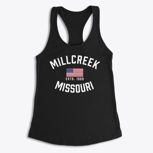 Millcreek Missouri Patriot Women's Racerback Tank