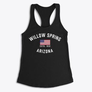 Willow Spring Arizona Patriot Women's Racerback Tank
