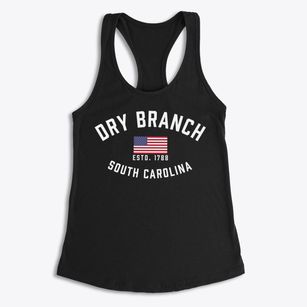 Dry Branch South Carolina Patriot Women's Racerback Tank