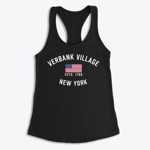 Verbank Village New York Patriot Women's Racerback Tank