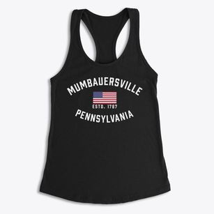 Mumbauersville Pennsylvania Patriot Women's Racerback Tank