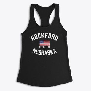 Rockford Nebraska Patriot Women's Racerback Tank