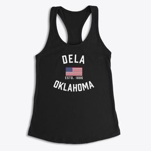 Dela Oklahoma Patriot Women's Racerback Tank