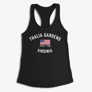 Thalia Gardens Virginia Patriot Women's Racerback Tank