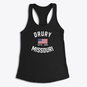 Drury Missouri Patriot Women's Racerback Tank