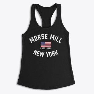 Morse Mill New York Patriot Women's Racerback Tank