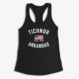 Tichnor Arkansas Patriot Women's Racerback Tank