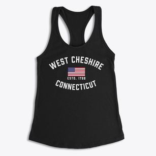 West Cheshire Connecticut Patriot Women's Racerback Tank