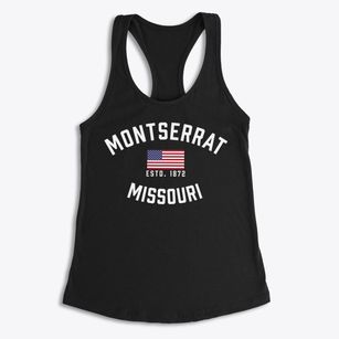 Montserrat Missouri Patriot Women's Racerback Tank