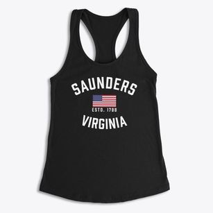 Saunders Virginia Patriot Women's Racerback Tank