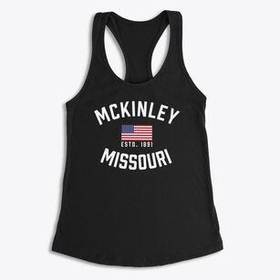 Mckinley Missouri Patriot Women's Racerback Tank