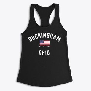 Buckingham Ohio Patriot Women's Racerback Tank