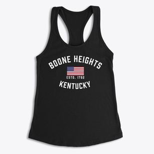 Boone Heights Kentucky Patriot Women's Racerback Tank