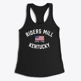 Riders Mill Kentucky Patriot Women's Racerback Tank