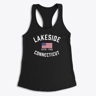 Lakeside Connecticut Patriot Women's Racerback Tank