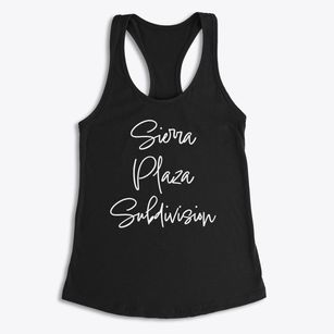 Sierra Plaza Subdivision Arizona Freestyle Women's Racerback Tank