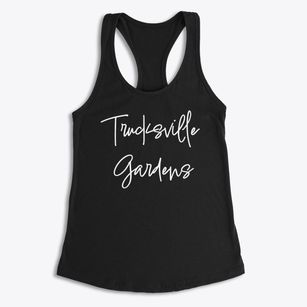 Trucksville Gardens Pennsylvania Freestyle Women's Racerback Tank
