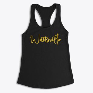 Wattsville West Virginia Freestyle Women's Racerback Tank