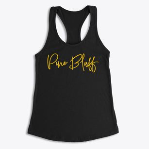 Pine Bluff Mississippi Freestyle Women's Racerback Tank