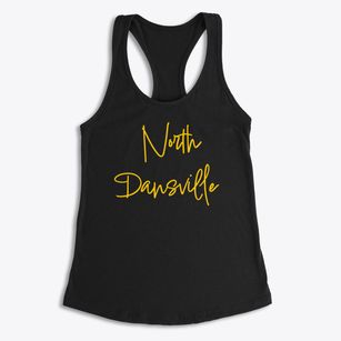 North Dansville New York Freestyle Women's Racerback Tank