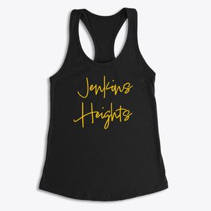 Jenkins Heights North Carolina Freestyle Women's Racerback Tank