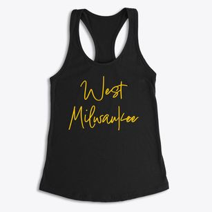 West Milwaukee Wisconsin Freestyle Women's Racerback Tank