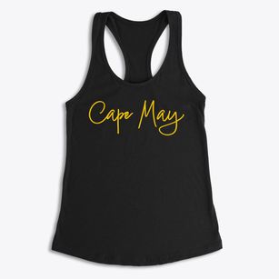 Cape May New Jersey Freestyle Women's Racerback Tank