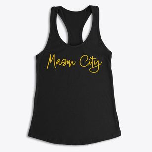 Mason City Illinois Freestyle Women's Racerback Tank